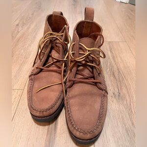 Allen Edmonds Nubuck Men's Lace Up Tan Chukka Lug Sole Boots Size 11 D